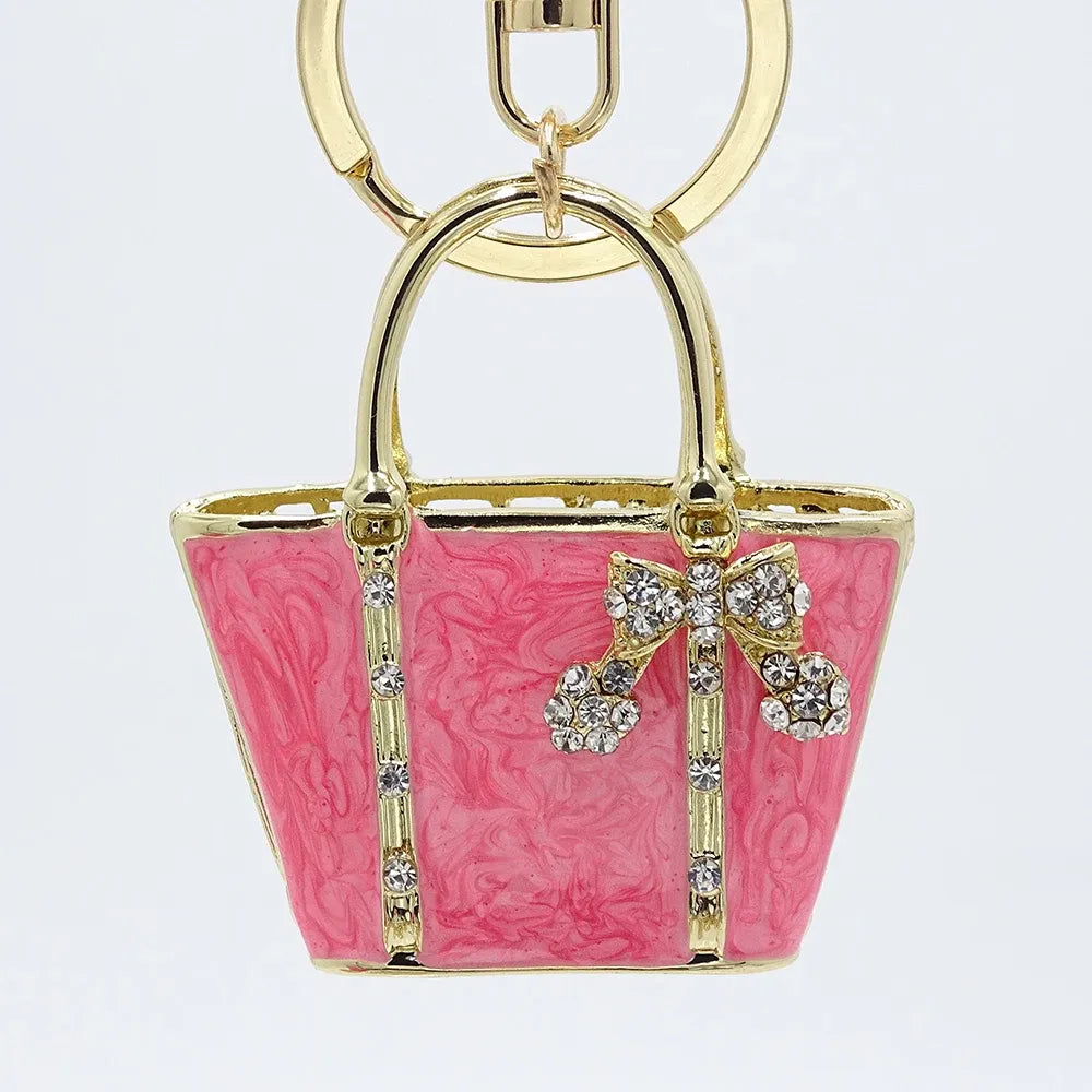 Keychain gold Pink