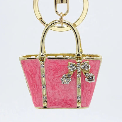 Keychain gold Pink