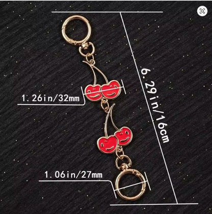 Chain Extension Red Cherry -16 cm