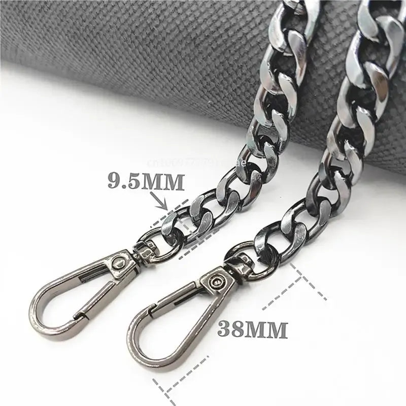 Black bag chain snap - 1 20cm