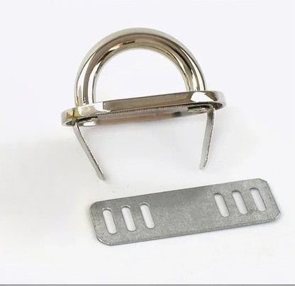 Silver Clip Buckle Bag Strap