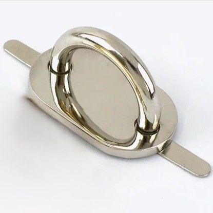 Silver Clip Buckle Bag Strap