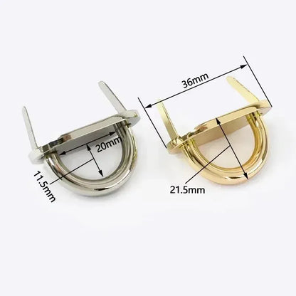 Silver Clip Buckle Bag Strap