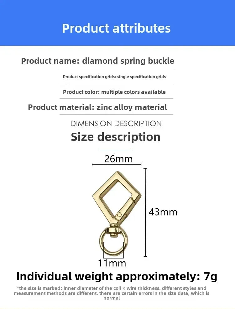 Silver Rhombus buckle