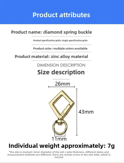 Silver Rhombus buckle