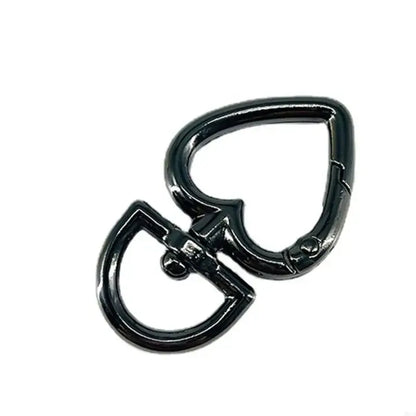 Black heart buckle