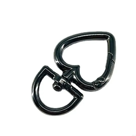 Black heart buckle