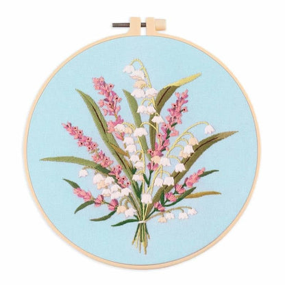 Flowers Pattern Embroidery Set- 128
