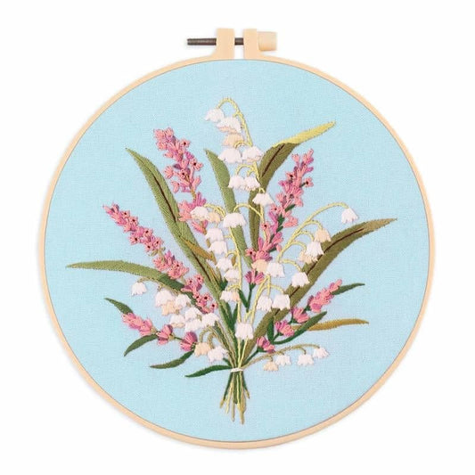 Flowers Pattern Embroidery Set- 128