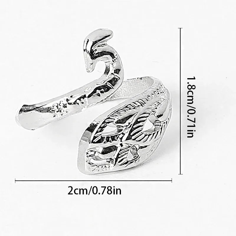 Knitting Ring - Peacock