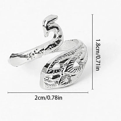 Knitting Ring - Peacock