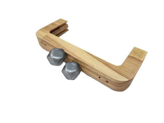 Wooden HANDLE Grey-20 CM