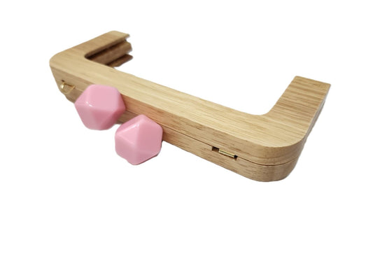 Wooden HANDLE Pink Mat-20 CM