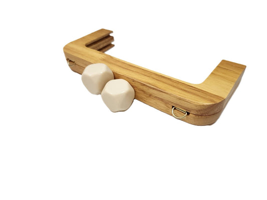 Wooden HANDLE White-20 CM