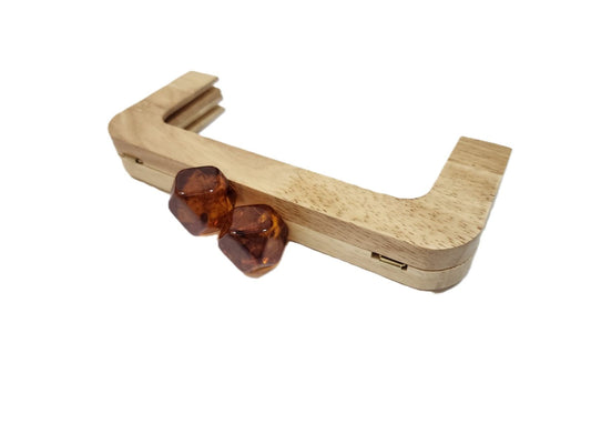 Wooden HANDLE Amber-20 CM