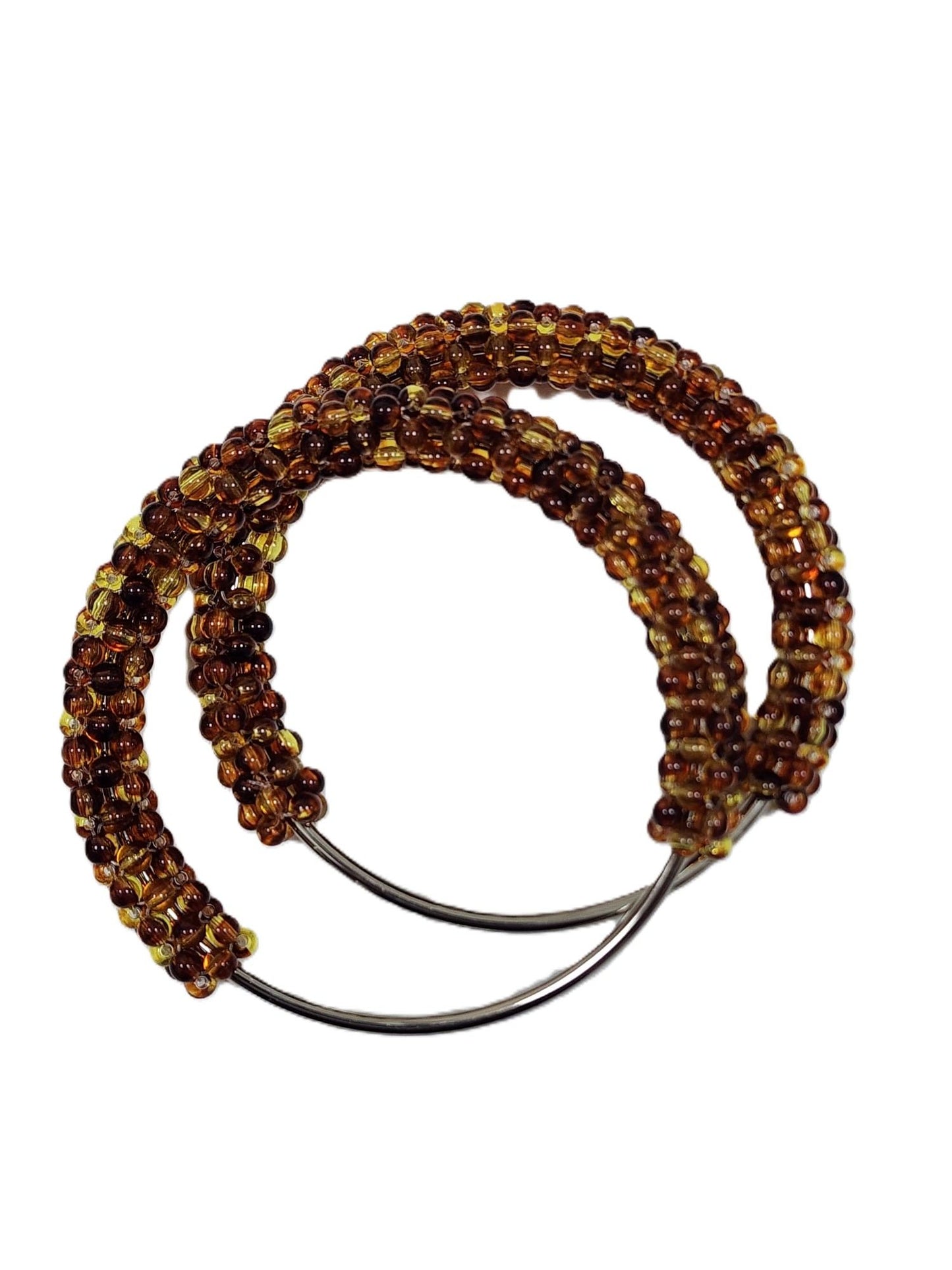 1 Pair Round Handle with Pearl- 11 CM