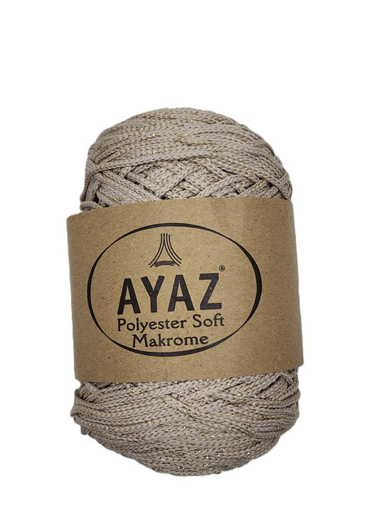 Ayaz-Polyester Soft Macrome Glitter-260-103