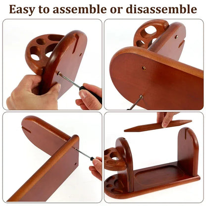 Wooden Yarn Holder Spinning Knitting Tool