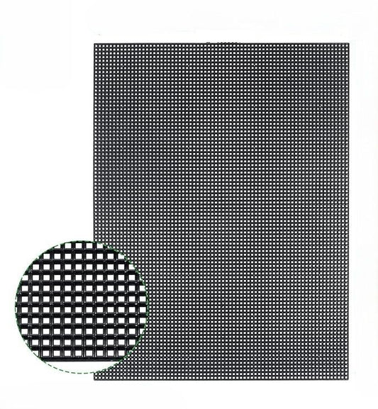 Black Plastic Canvas 53.5 cm* 50 cm