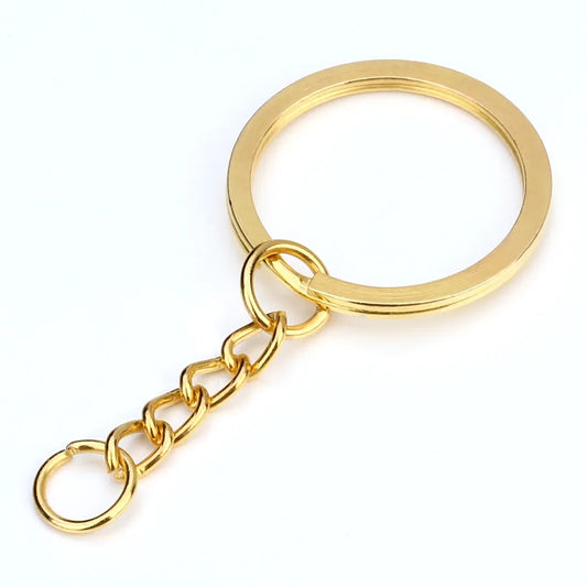 Keychain 3pc gold - 2.5 cm
