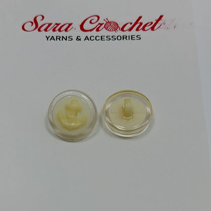 Buttons- 6 Pieces