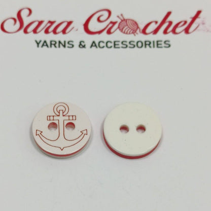 Buttons- 6 Pieces