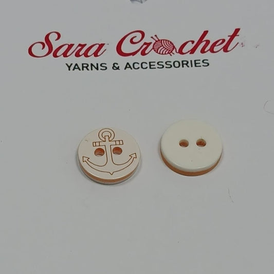 Buttons- 6 Pieces