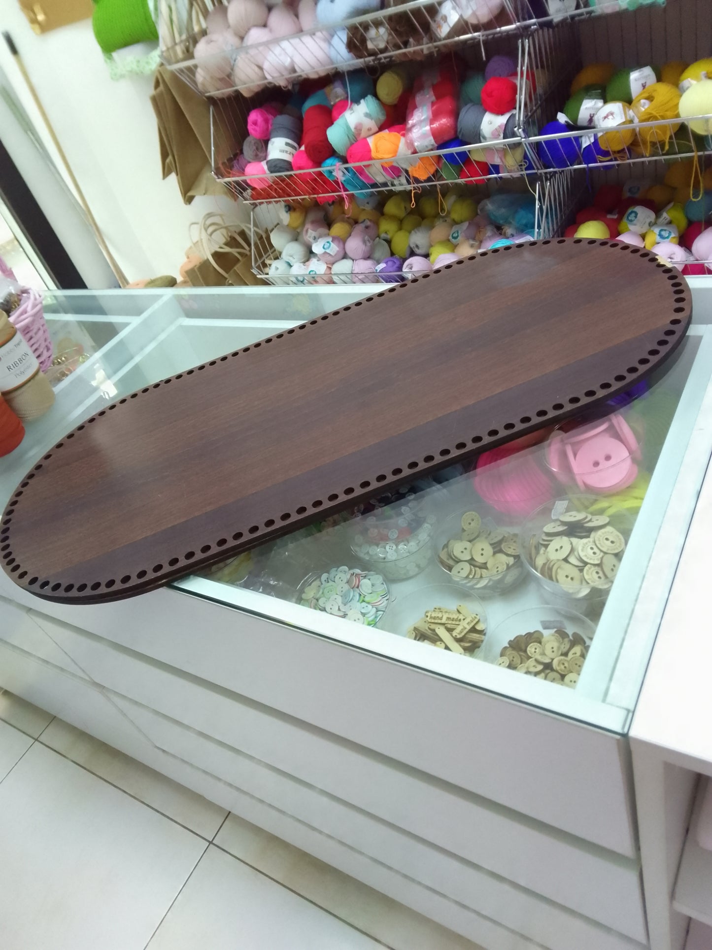 Wooden  Baby Base- Oval- 70cm x 35cm