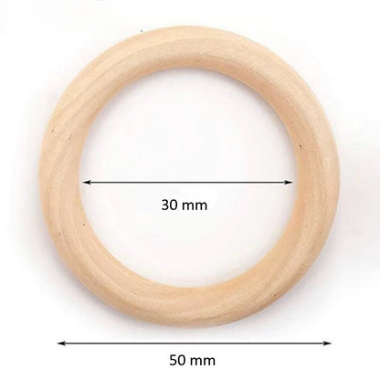 Wooden Ring - 5 pieces
