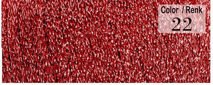 Diva-Lurex- Light Red - 22