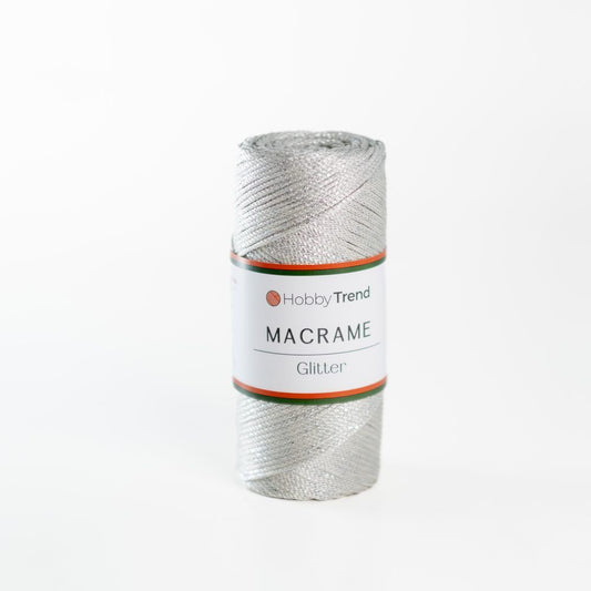 HobbyTrend-Macrame Glitter -010S