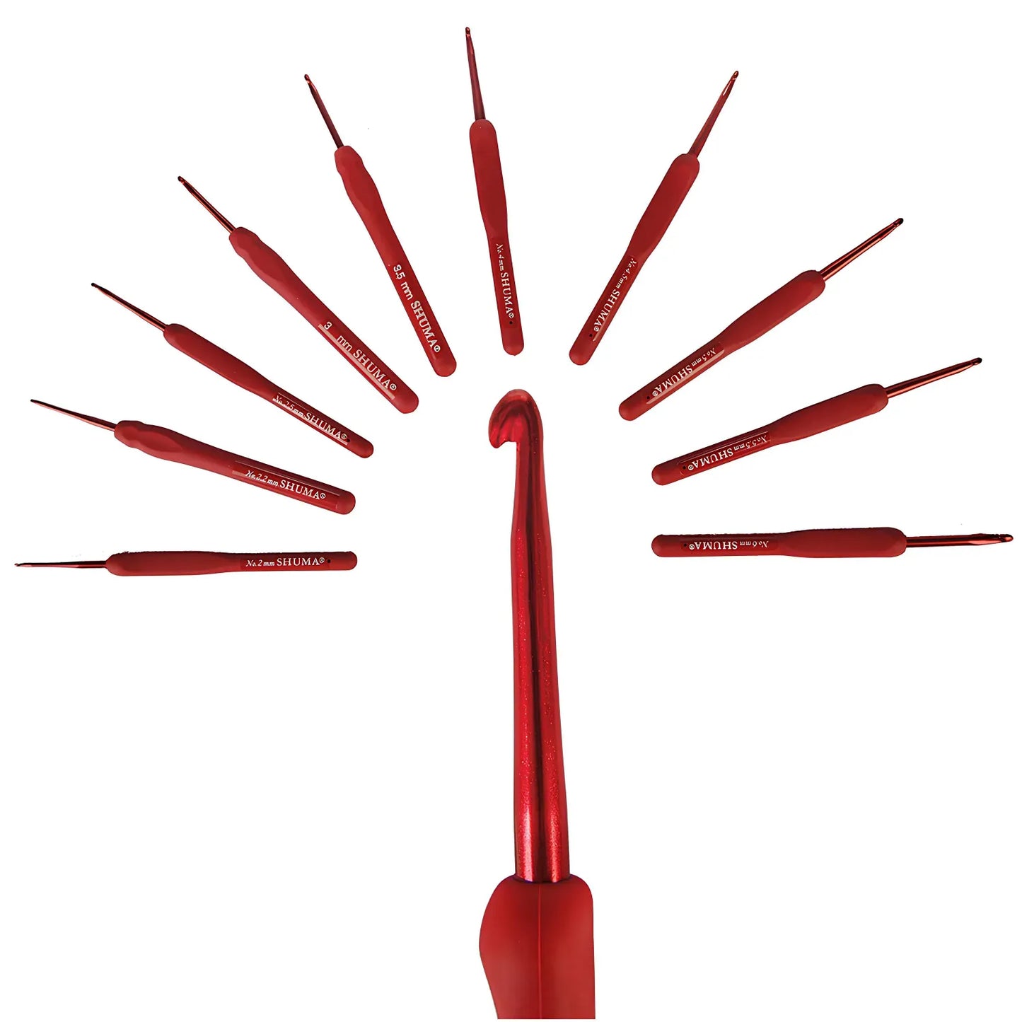 Shuma Red Crochet Hook - 3.5 mm
