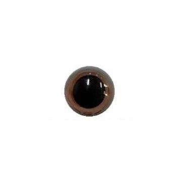 Pair Safety  brown Eyes- 8mm