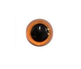 Pair Safety Eyes Orange - 10mm