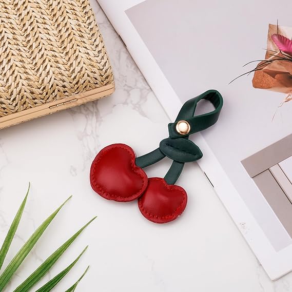 Cherry Bag Charms - Red