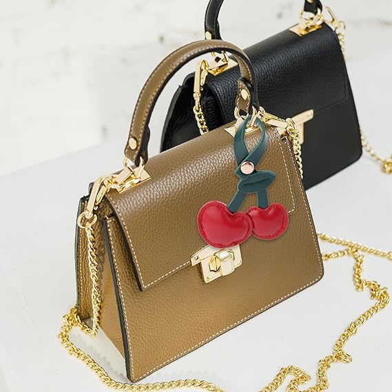 Cherry Bag Charms - Red