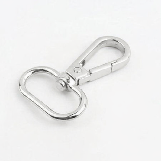 Silver swivel eye hook - 2 cm