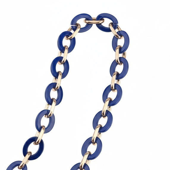 Acrylic Chain - Navy Blue