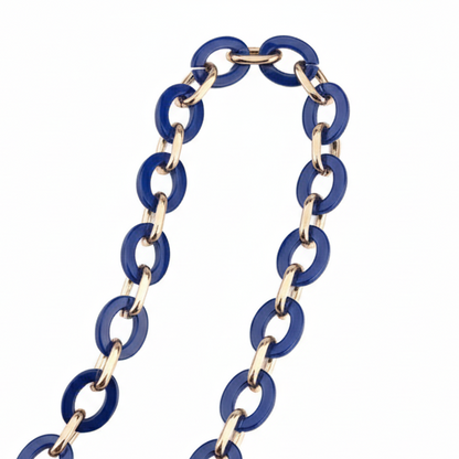 Acrylic Chain - Navy Blue