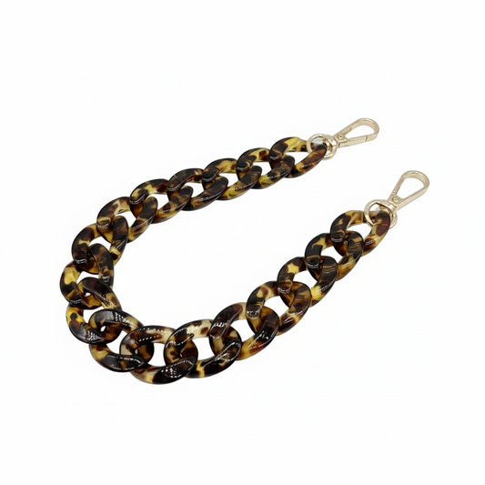 Acrylic Bag Chain- Amber - 60 cm - Sara Crochet