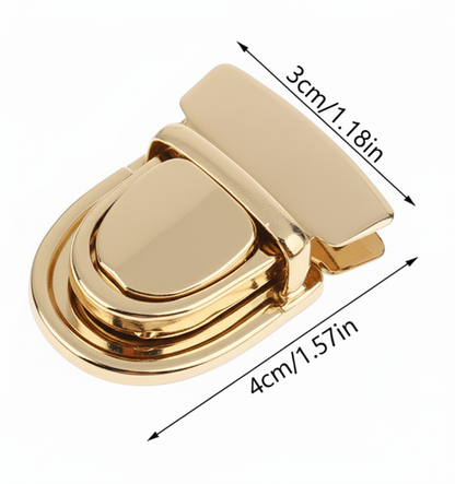 Press Lock Clip Buckle- Gold