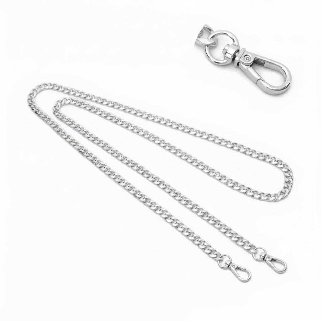 1 Piece Metal Bag Chain - Silver