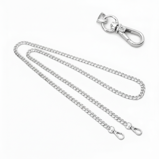 1 Piece Metal Bag Chain - Silver