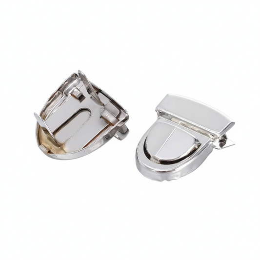 Press Lock Clip Buckle- Silver