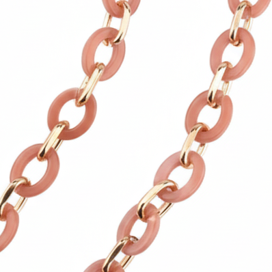 Acrylic Chain- Pink