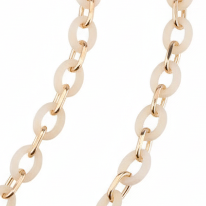 Acrylic Chain - Light Beige