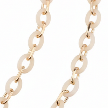 Acrylic Chain - Light Beige