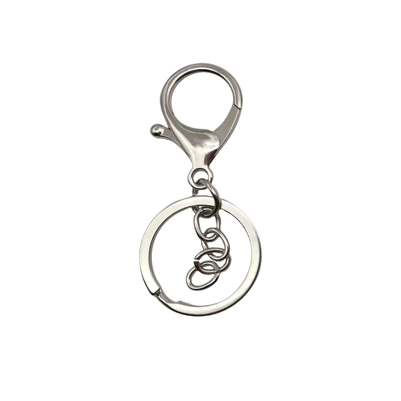 Keychain 4pc Silver