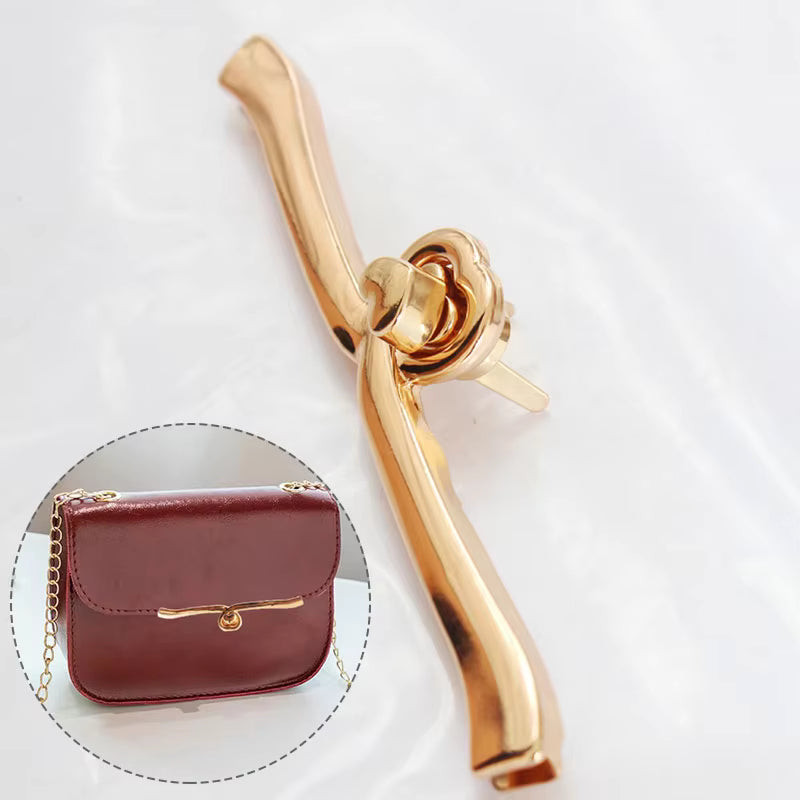 Turn lock Heart Shape Clasp Buckle- Gold