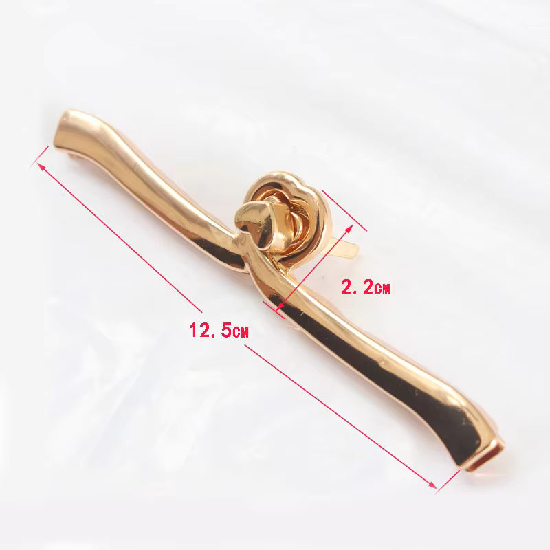 Turn lock Heart Shape Clasp Buckle- Gold
